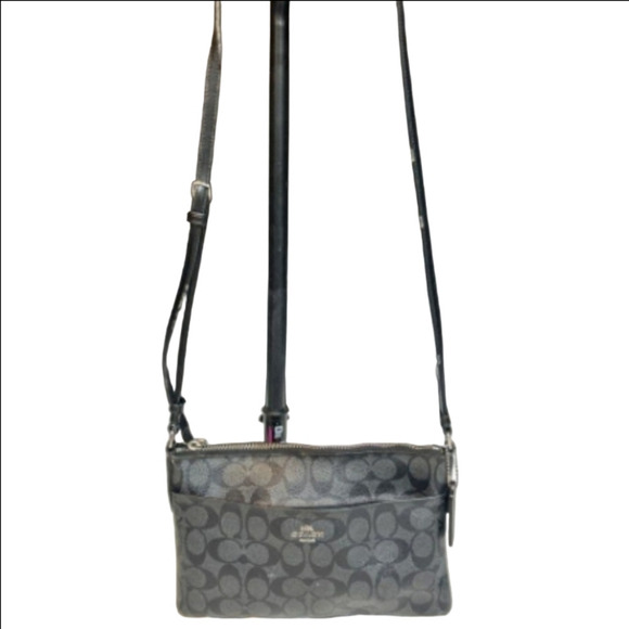 🐾Gray BLACK Patterned Crossbody Bag🎉 - Picture 3 of 13